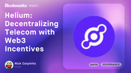 Helium: Decentralizing Telecom with Web3 Incentives