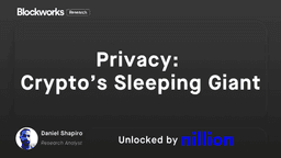 Privacy: Crypto's Sleeping Giant