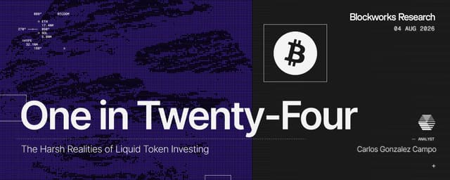 One in Twenty-Four: The Harsh Realities of Liquid Token Investing