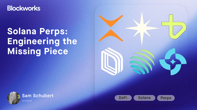 Solana Perps: Engineering the Missing Piece