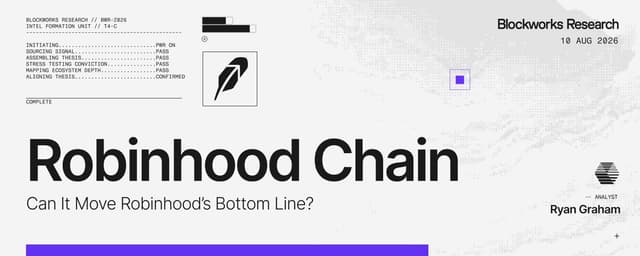 Robinhood Chain: Can It Move Robinhood’s Bottom Line?