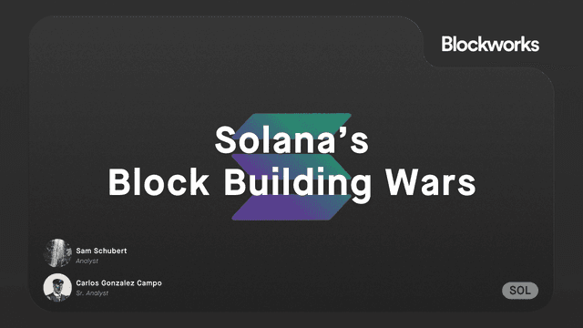Solana’s Block Building Wars